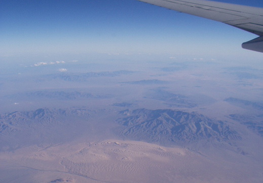 Flug über die Mojave Wüste