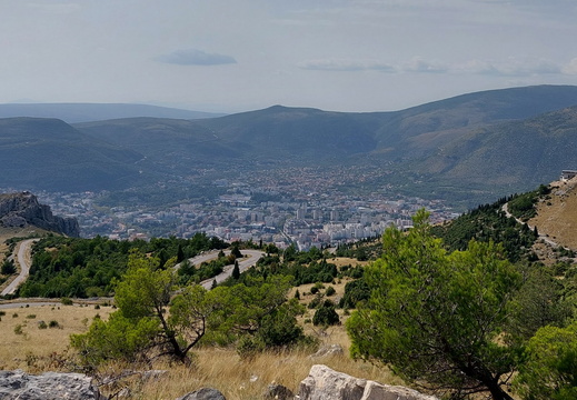 Ausicht östlich nach Mostar