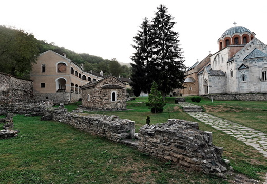Kloster Studenica mit ihren Kirchen